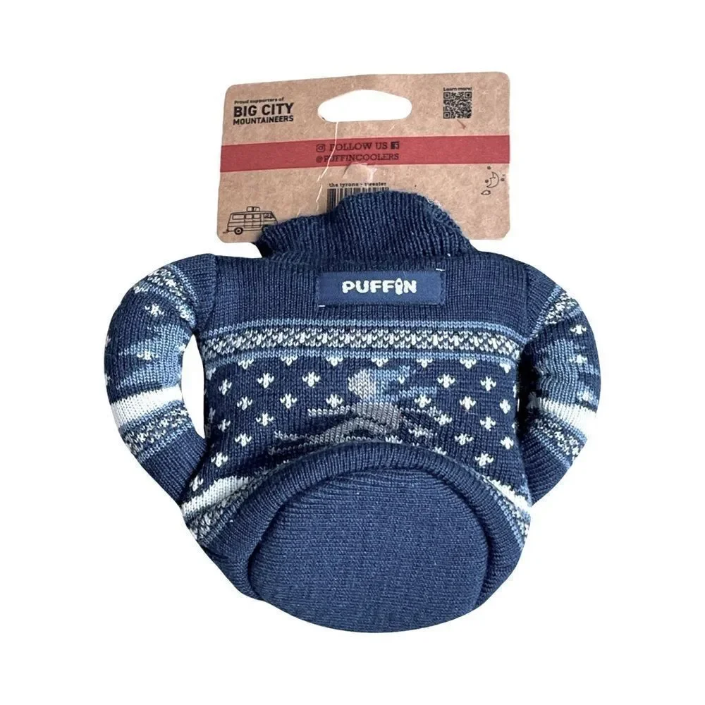 Puffin Coolers Beverage Nordic Skiing Sweater for Bottle NWT